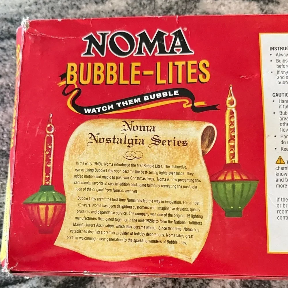 Noma Nostalgia Series Bubble-Lights